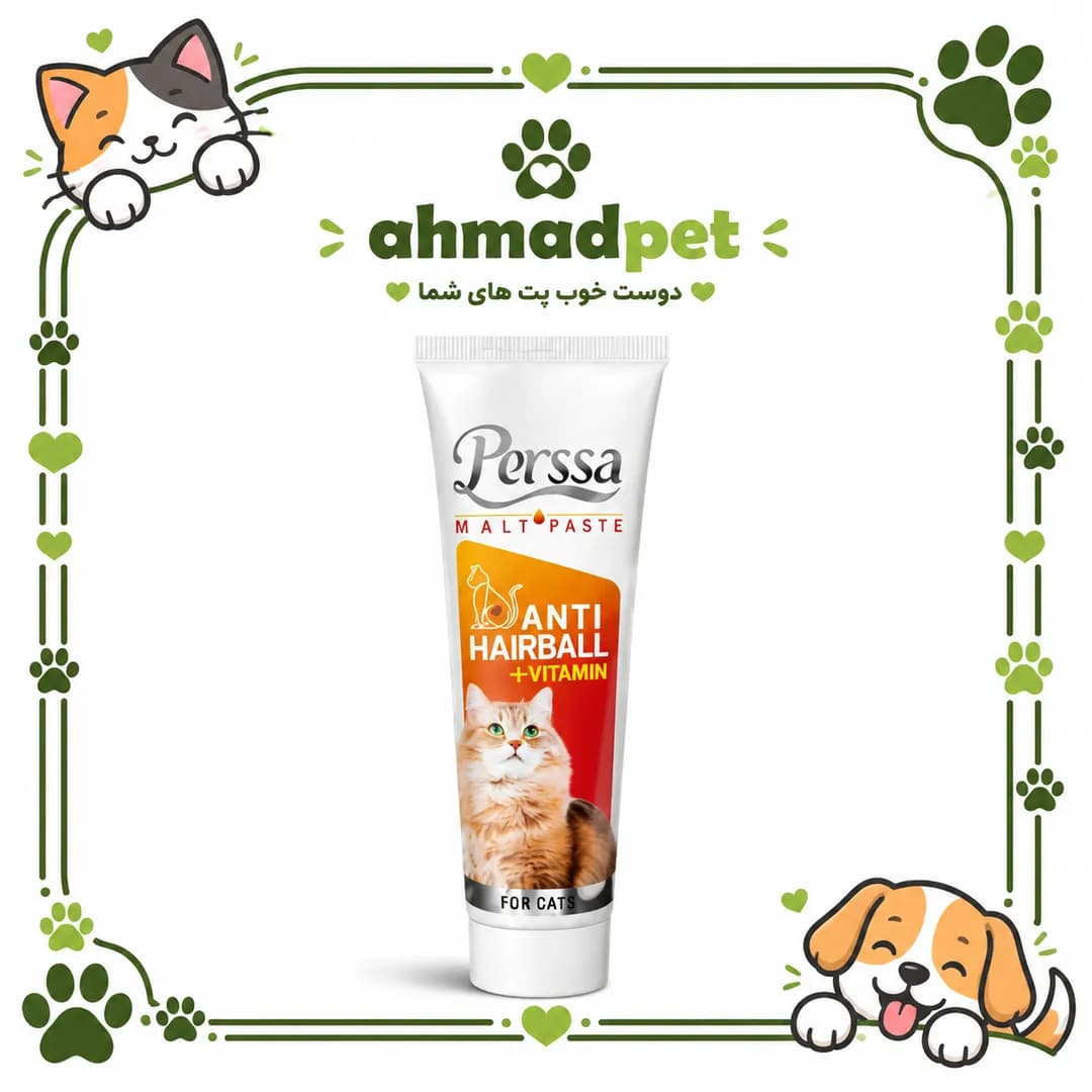  خمیر مالت گربه پرسا مدل هیربال Hairball